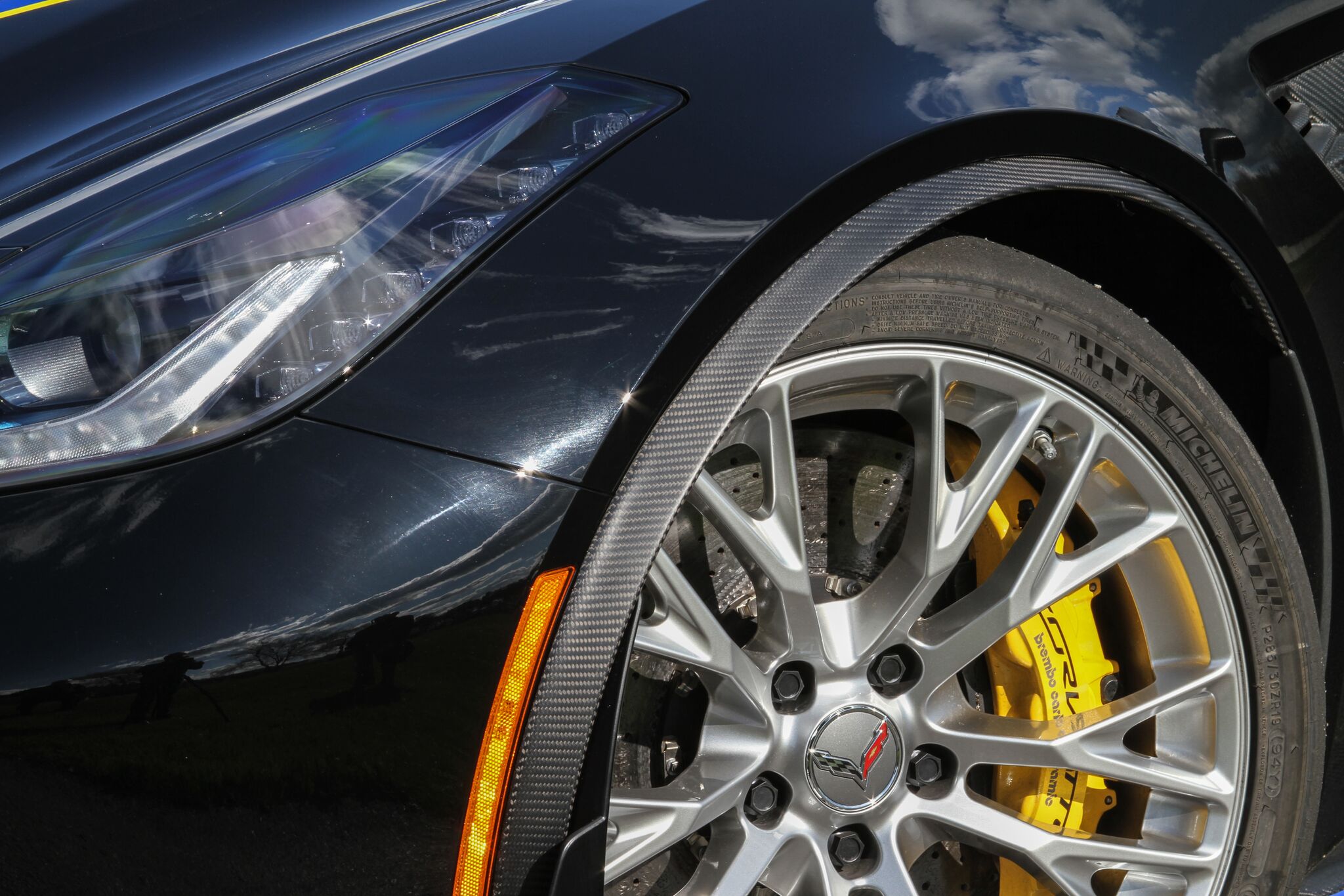 C7 Corvette ConceptZ Supercharged Z06 Nowicki Carbon Fiber OE-style Front Fender Flares